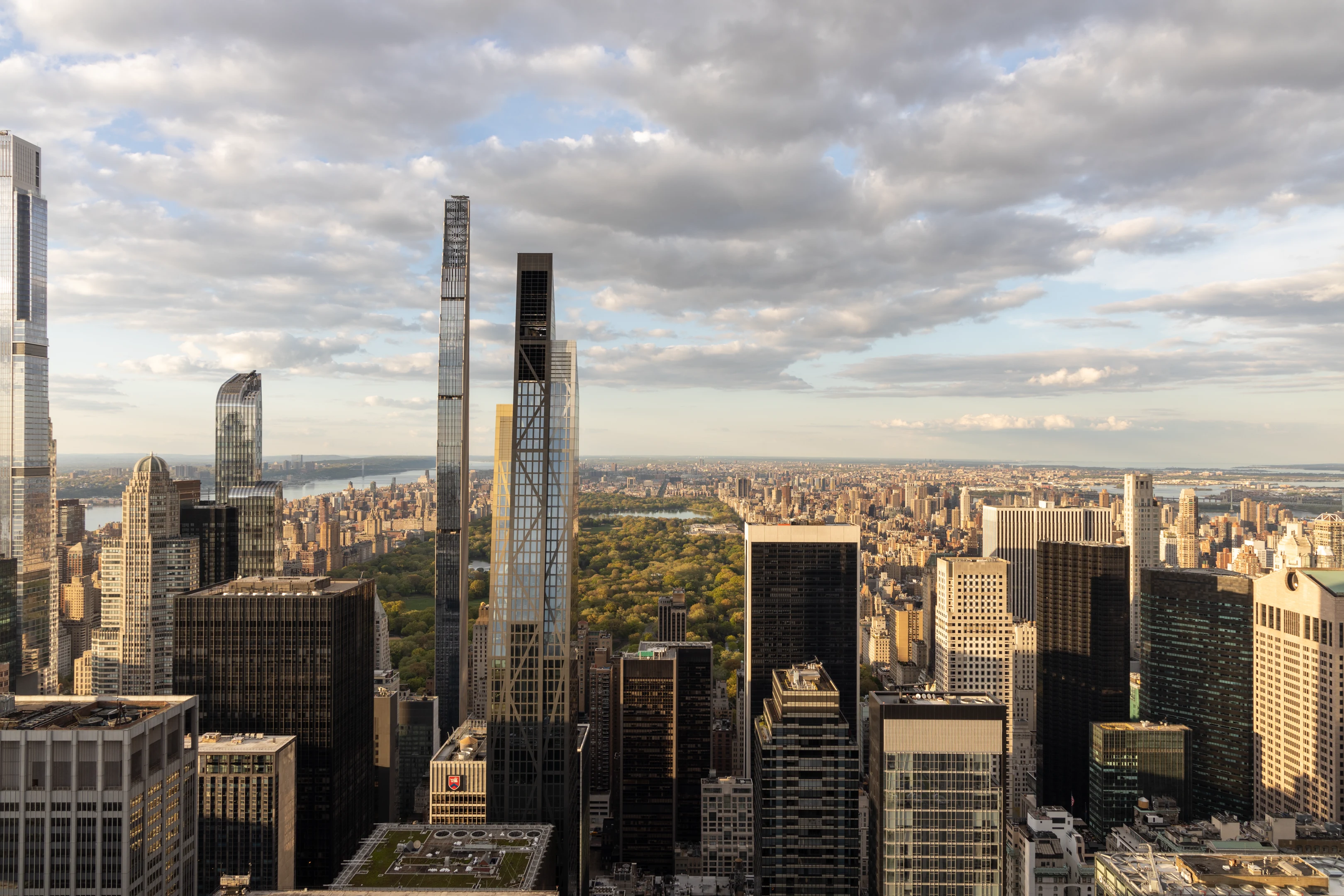 Skyscrapers in front of Central Park, New York City